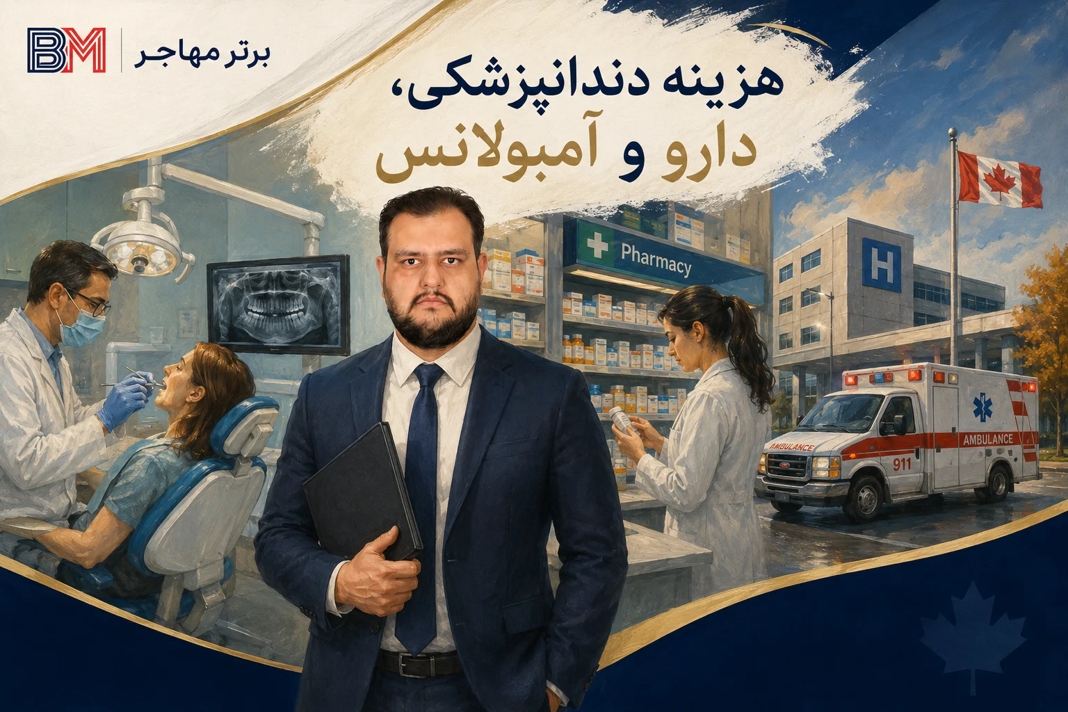 هزینه دندانپزشکی دارو و آمبولانس در کانادا
