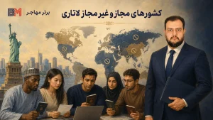 کشورهای غیر مجاز برای شرکت در لاتاری