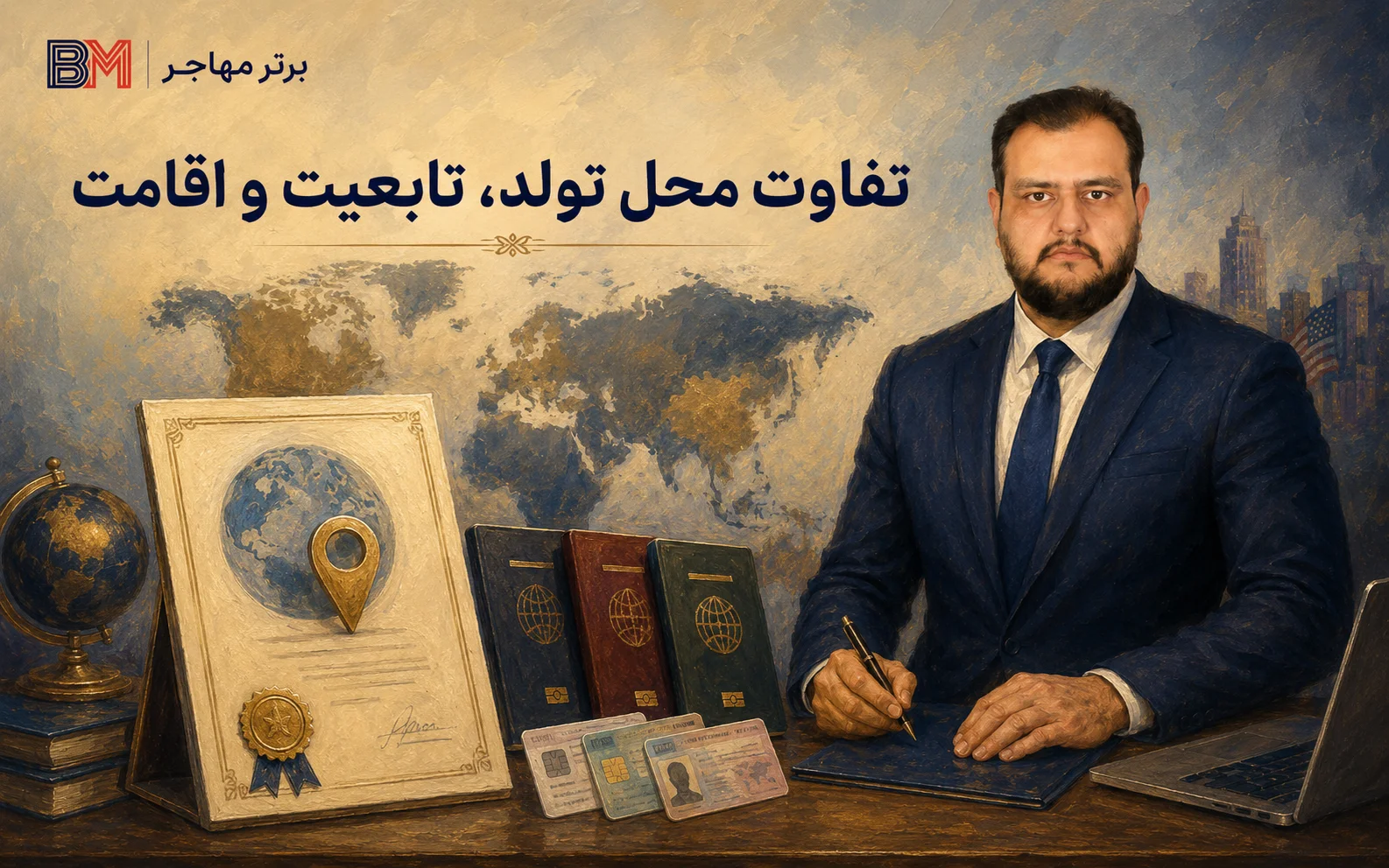 تفاوت کشور محل تولد با تابعیت در ثبت نام لاتاری