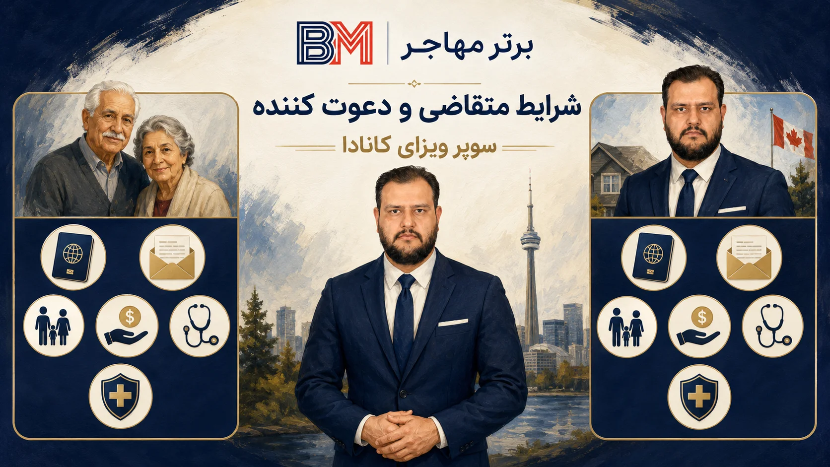 شرایط متقاضی و دعوت کننده سوپر ویزای کانادا