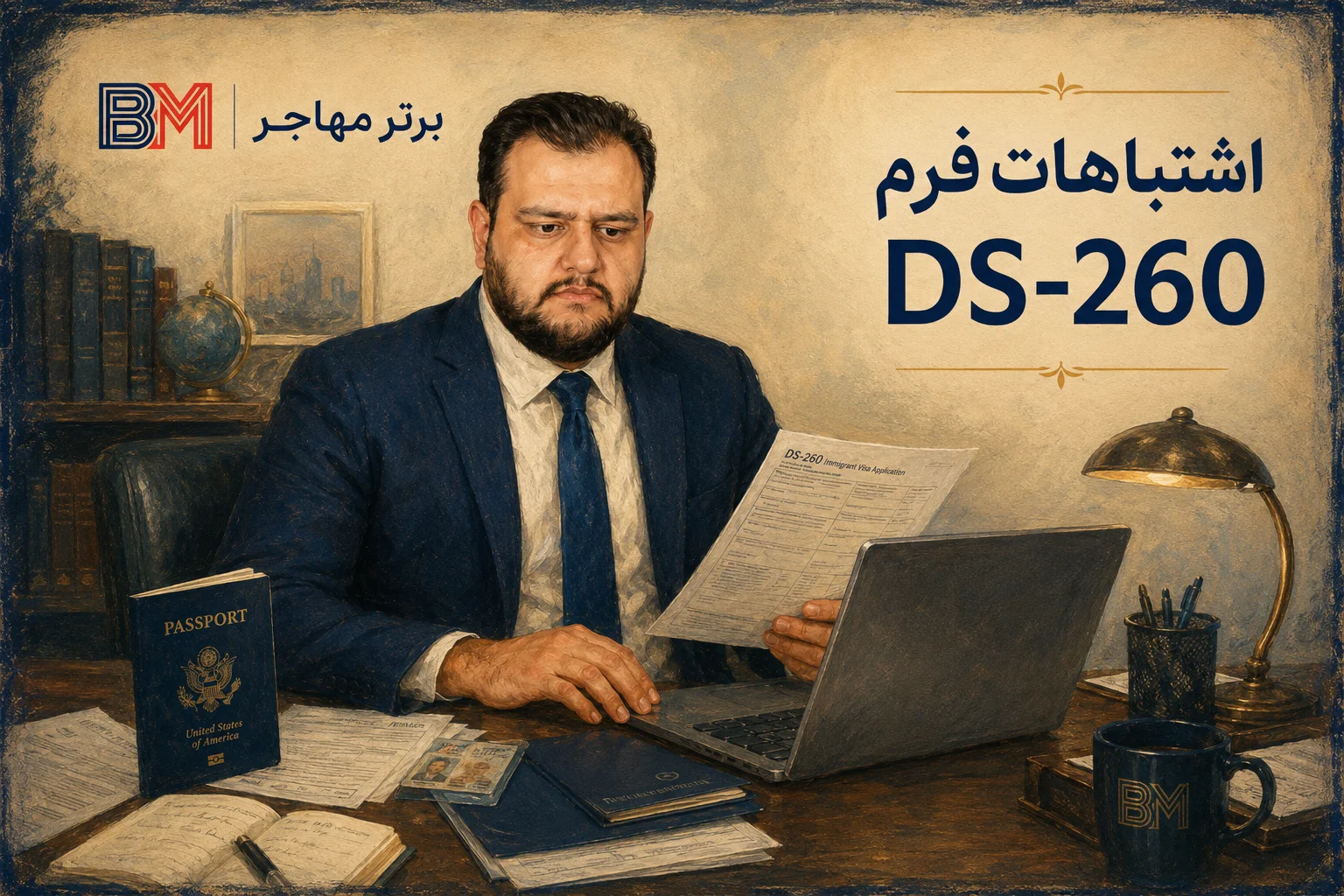 اشتباهات فرم DS-260 و تاثیر آن بر ویزای لاتاری