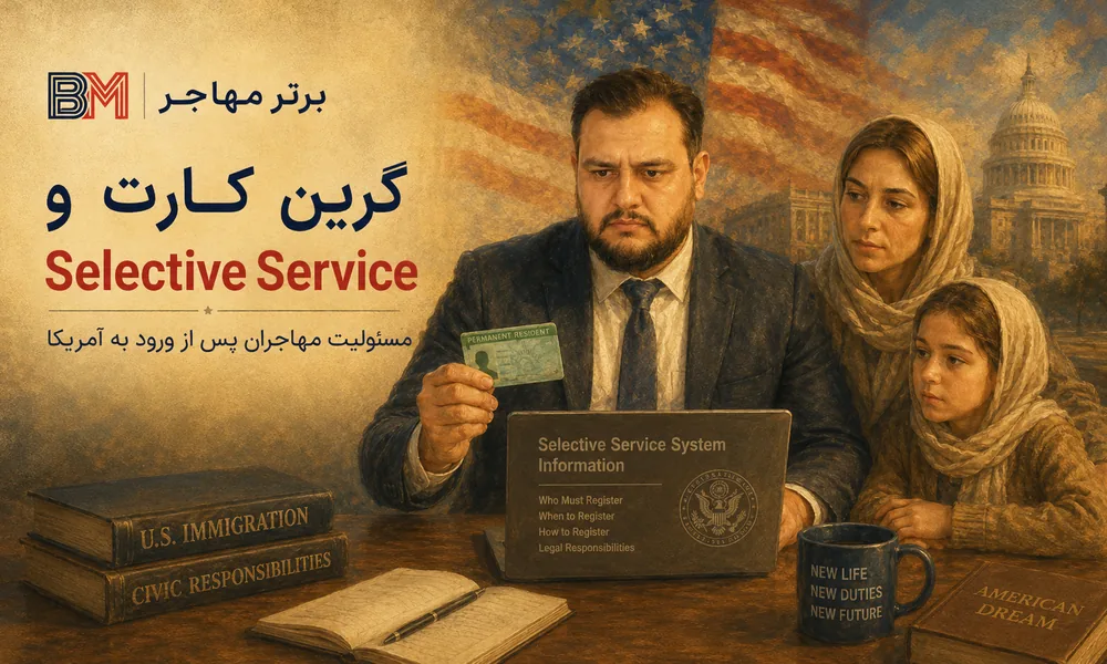 قانون سربازی آمریکا برای دارندگان گرین کارت و مهاجران