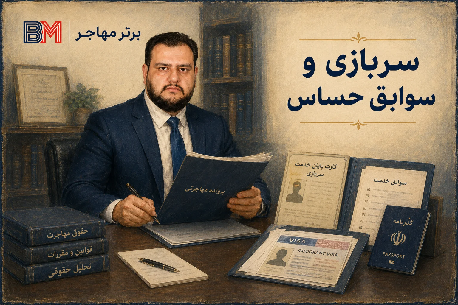 بررسی سابقه سربازی در پرونده ویزای لاتاری آمریکا