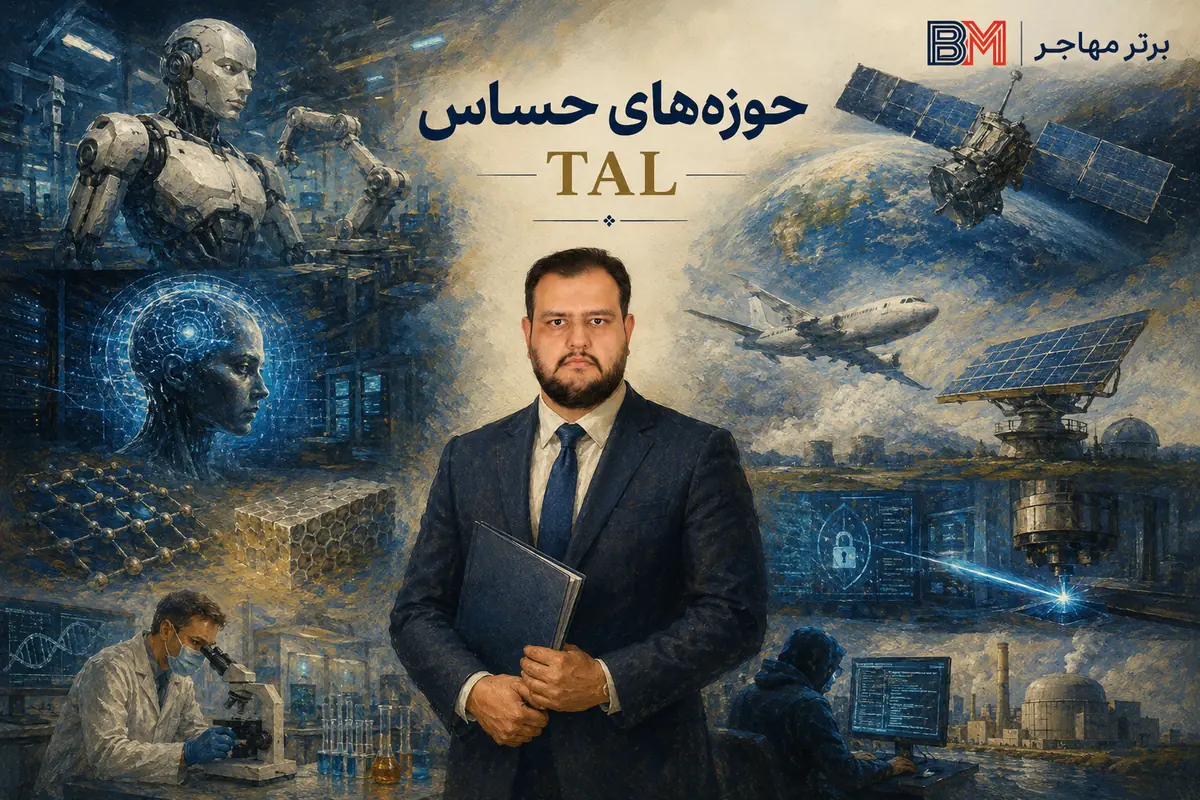 حوزه های حساس TAL شامل رباتیک هوافضا امنیت سایبری و زیست فناوری