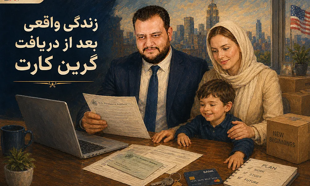 زندگی در آمریکا بعد از برنده شدن لاتاری و دریافت اقامت دائم