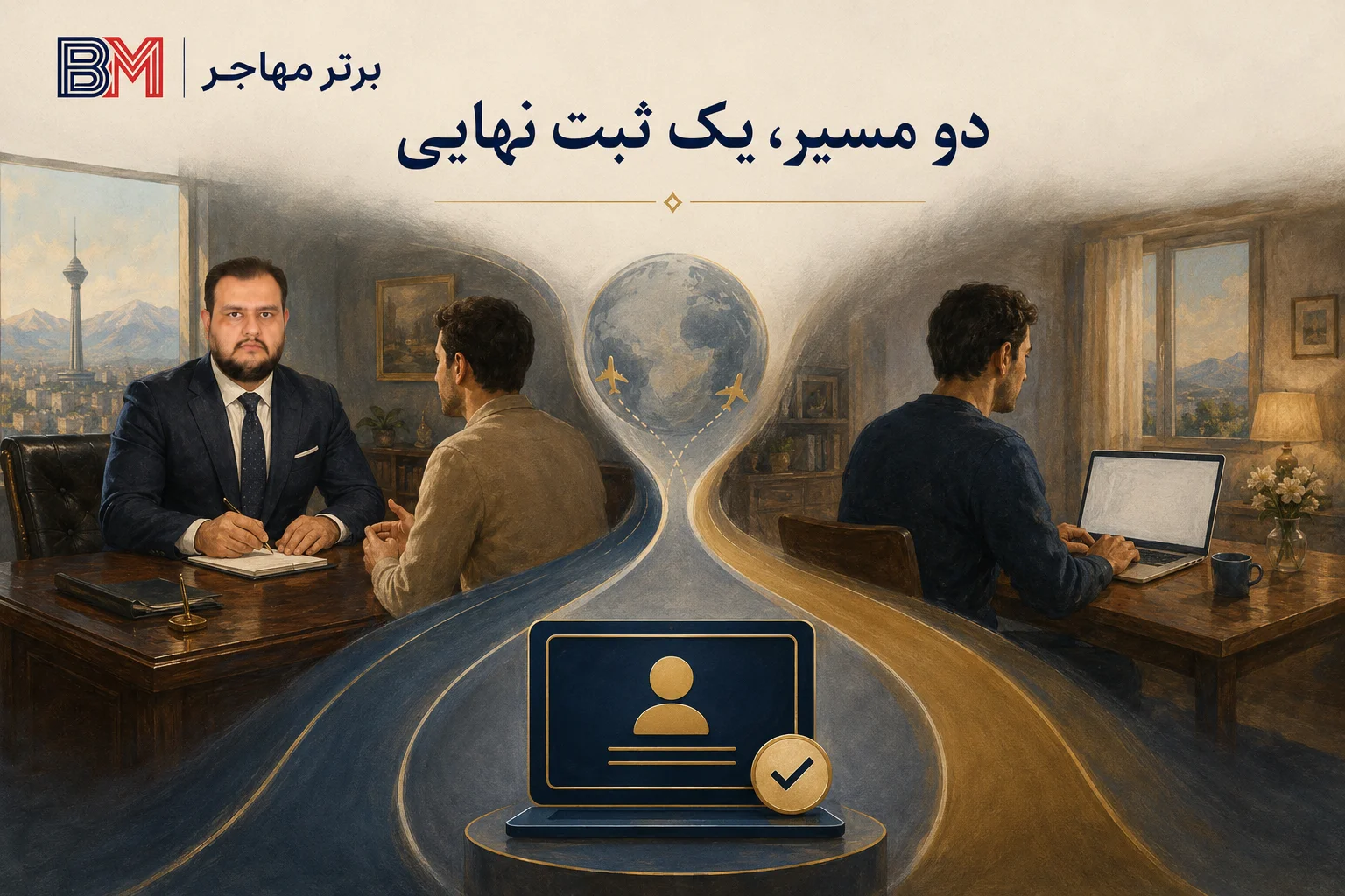 یکسان بودن ارسال نهایی فرم در ثبت نام حضوری و آنلاین لاتاری