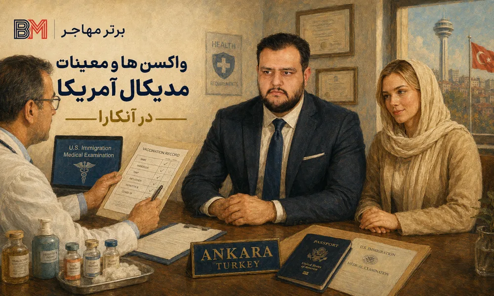 واکسن های مورد نیاز مدیکال ویزای آمریکا در آنکارا