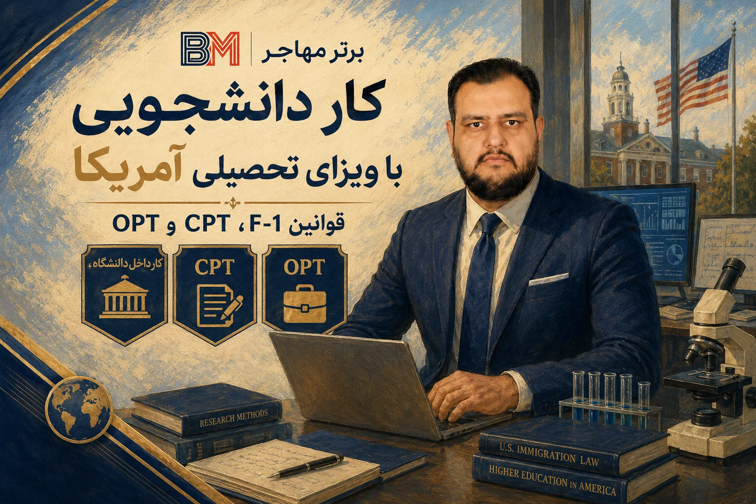 قوانین کار دانشجویی CPT و OPT در آمریکا