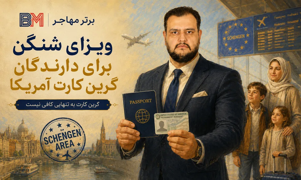 ویزای شنگن برای دارندگان گرین کارت آمریکا