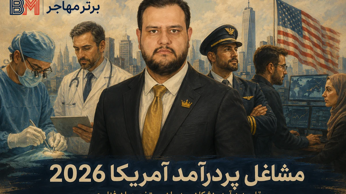 مشاغل پردرآمد آمریکا 2026 و مقایسه درآمد پزشکان مدیران و متخصصان فناوری