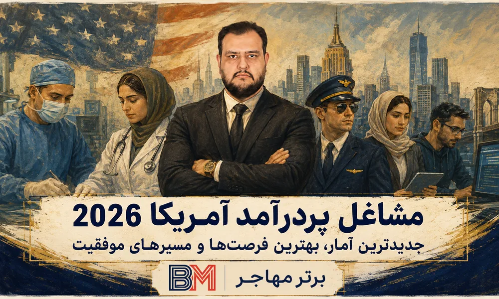پردرآمدترین مشاغل آمریکا شامل جراحی پزشکی خلبانی و مدیریت