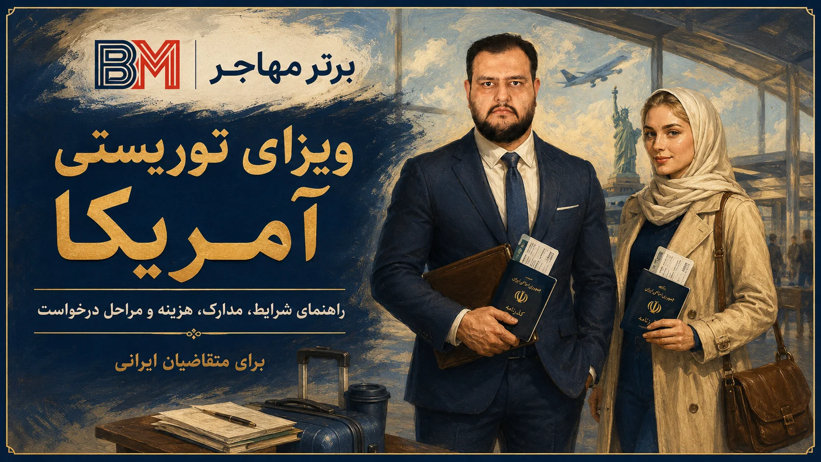 ویزای توریستی آمریکا برای متقاضیان ایرانی
