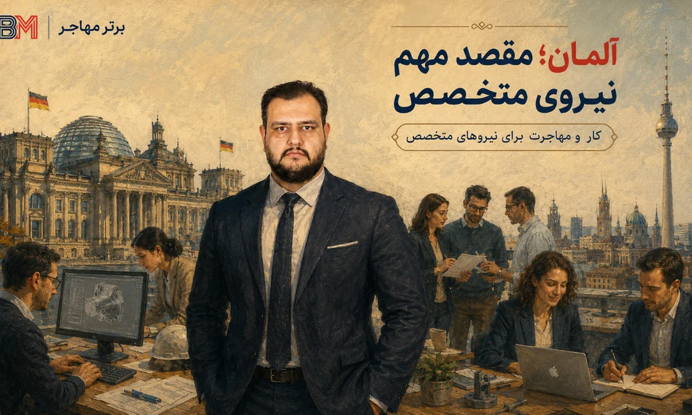 کار در آلمان برای نیروی متخصص و مهاجرت کاری در سال 2026