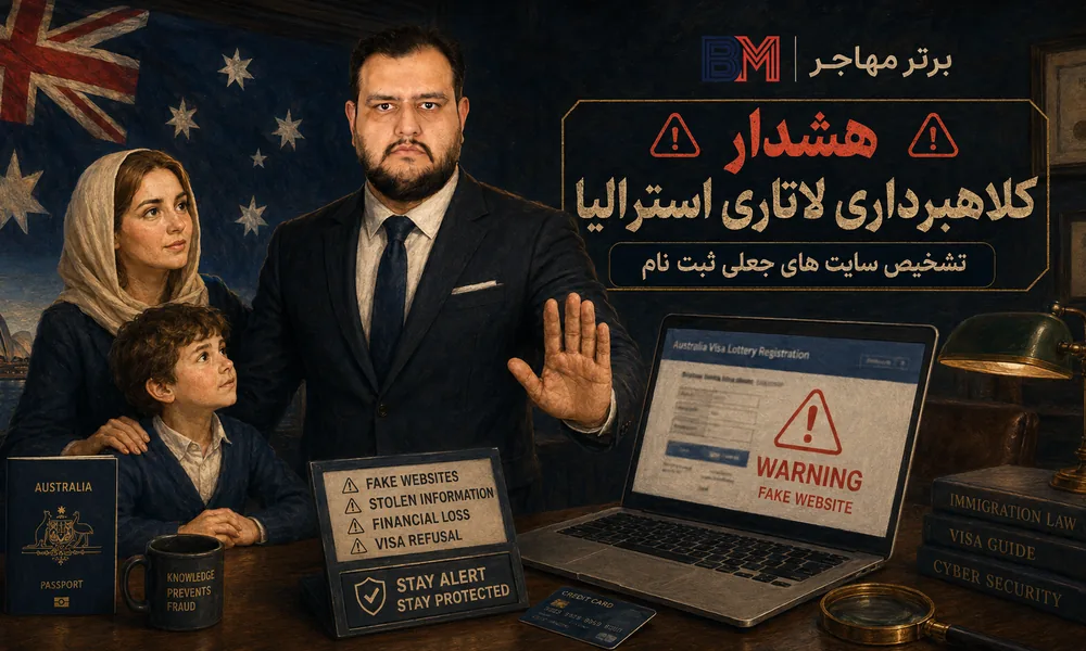 هشدار درباره سایت های جعلی ثبت نام لاتاری استرالیا برای ایرانیان
