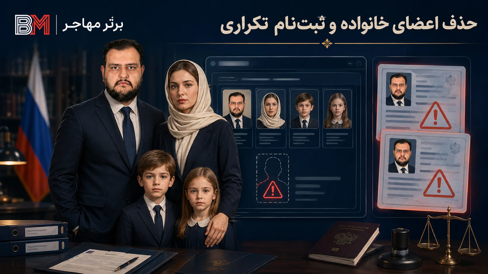 خطر حذف همسر یا فرزند و ارسال ثبت نام تکراری در لاتاری