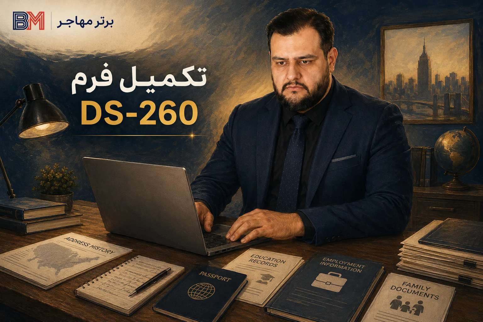 تکمیل فرم DS-260 برای برندگان ویزای لاتاری آمریکا