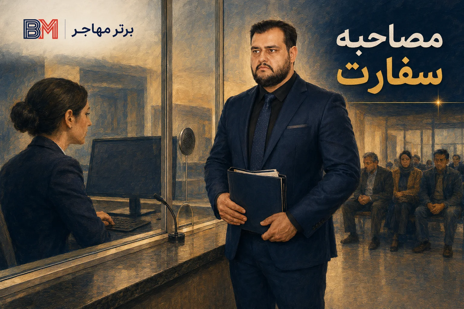 مصاحبه سفارت برای دریافت ویزای لاتاری آمریکا