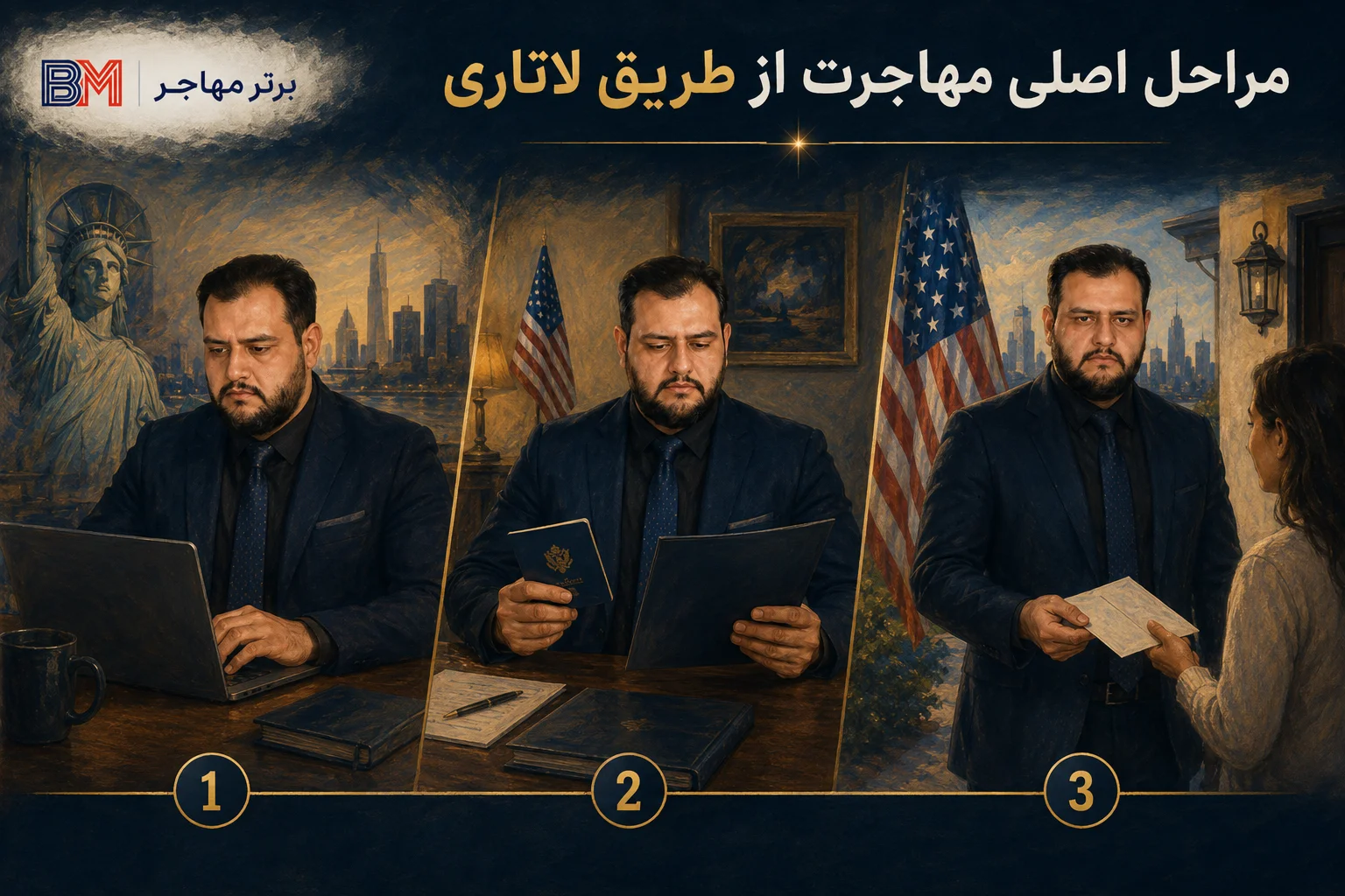 تفاوت انتخاب شدن در لاتاری، ویزای لاتاری و گرین کارت آمریکا