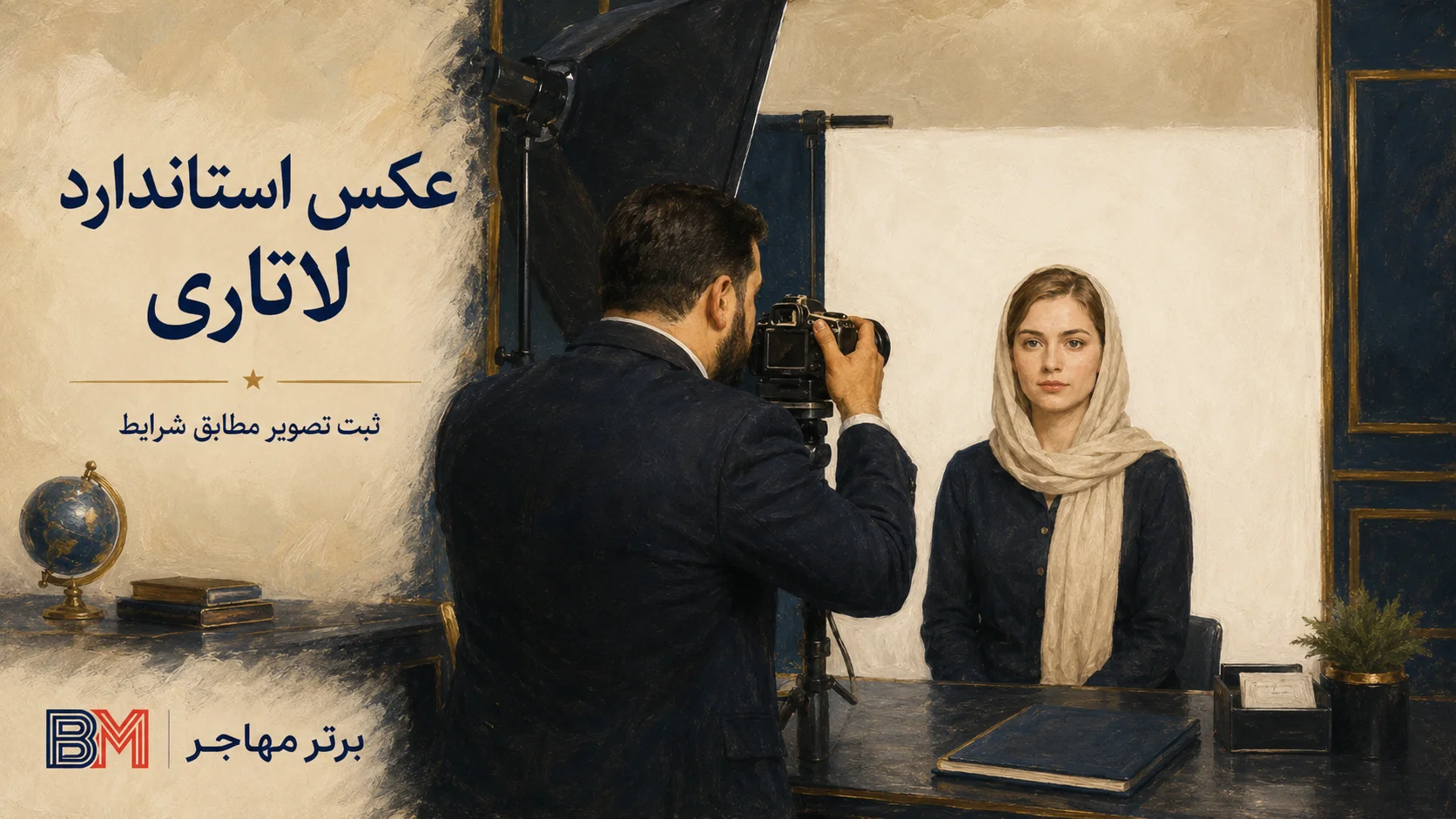 خدمات عکاسی استاندارد لاتاری در برتر مهاجر