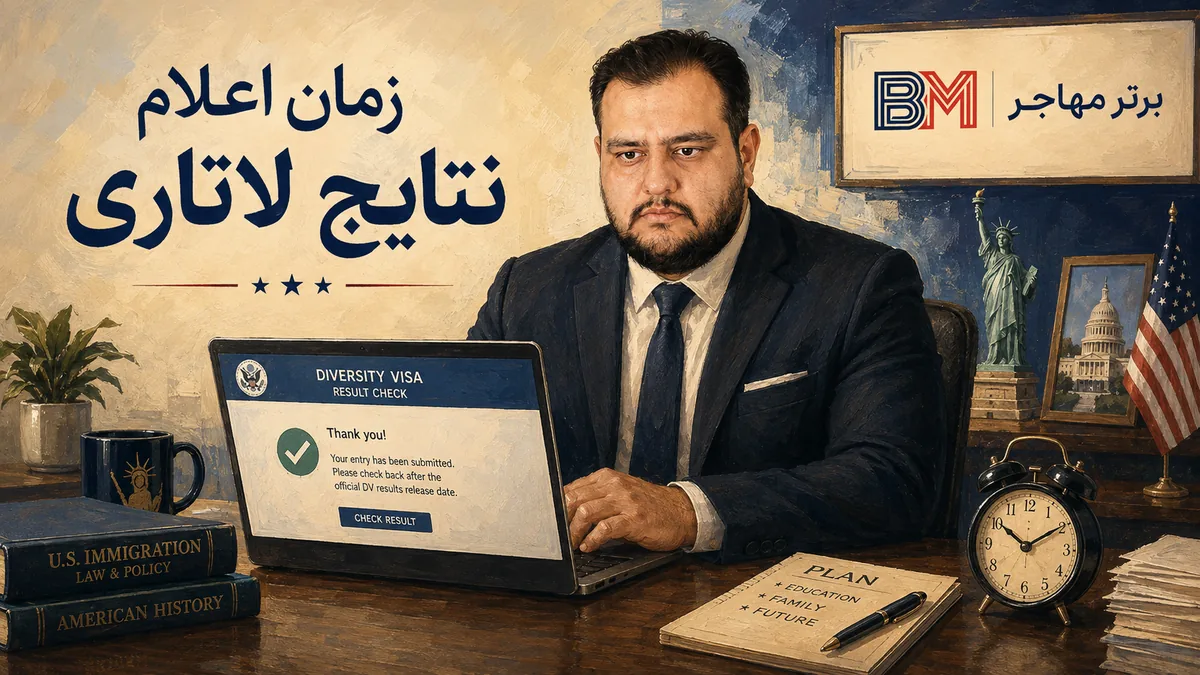 زمان اعلام نتایج لاتاری گرین کارت آمریکا