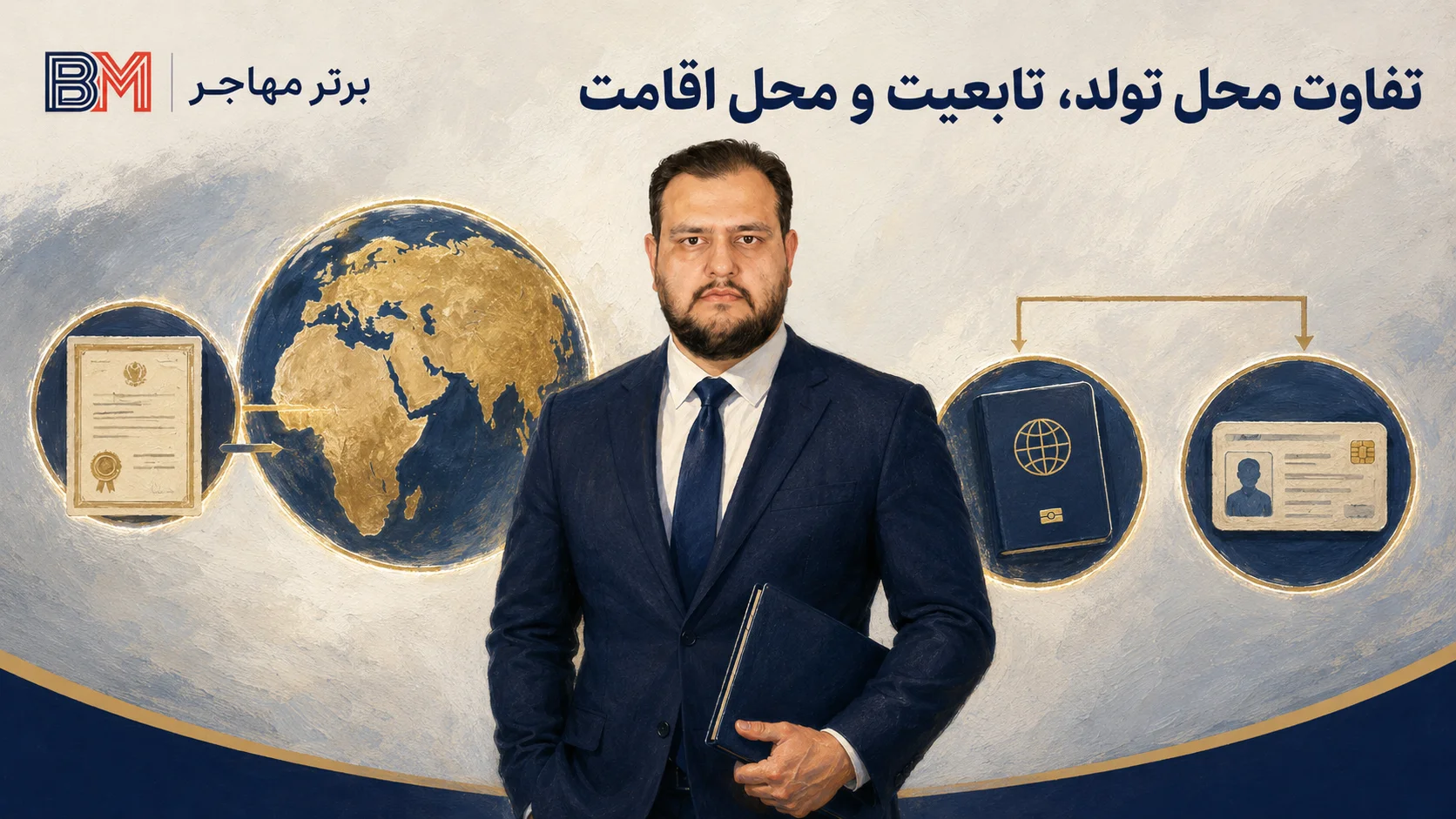 تفاوت کشور محل تولد با تابعیت و محل اقامت در ثبت نام لاتاری