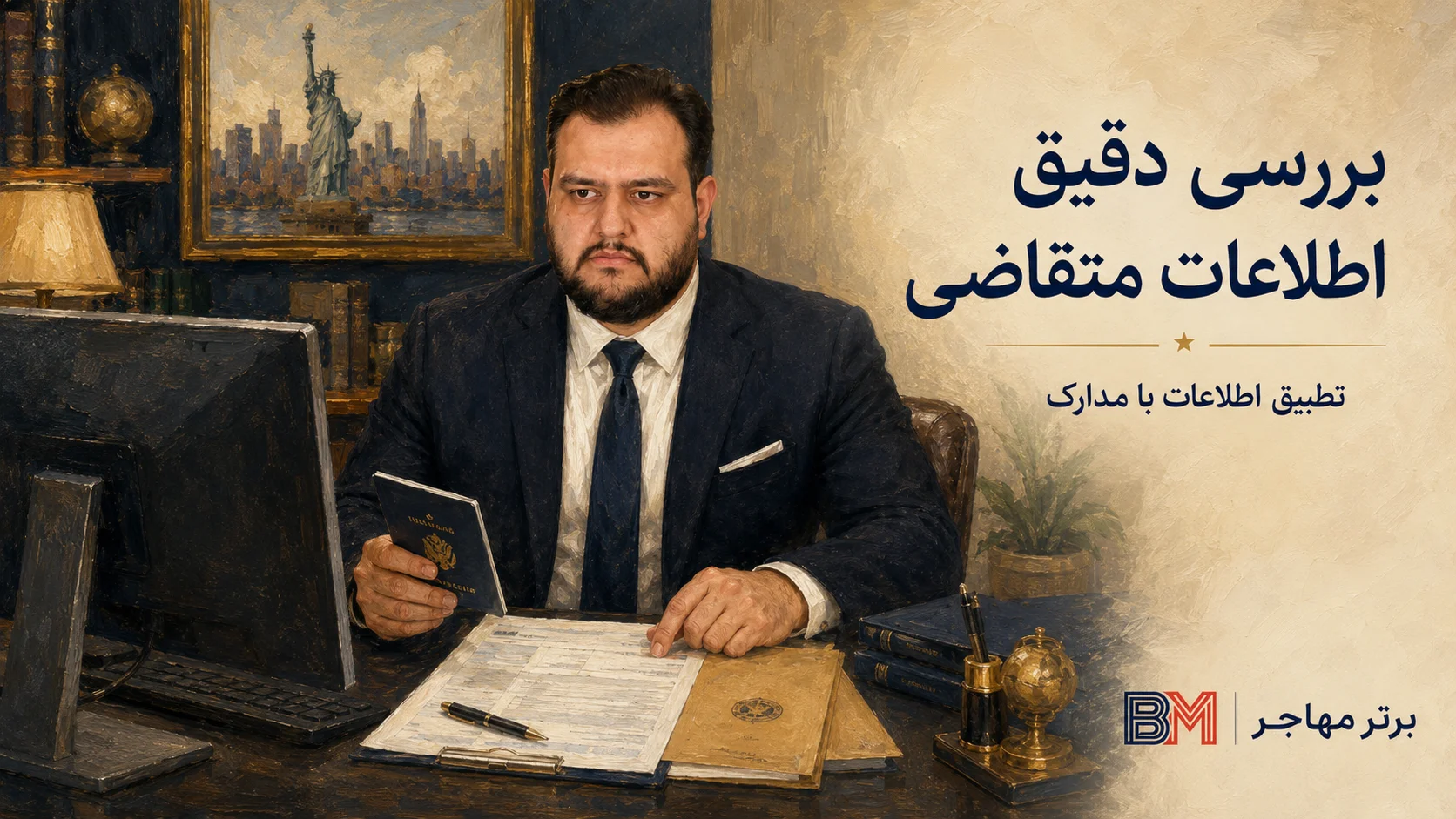 بررسی تخصصی اطلاعات متقاضی قبل از ثبت نام لاتاری
