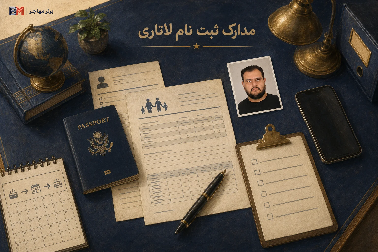 مدارک و اطلاعات لازم برای ثبت نام حضوری لاتاری