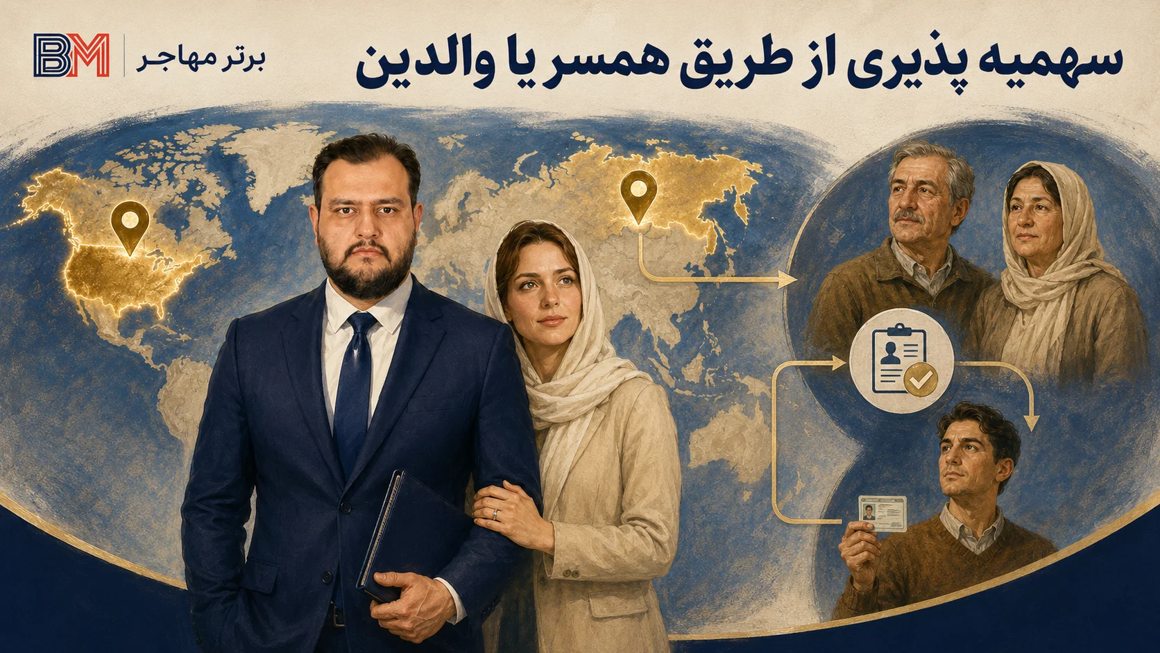 استفاده از کشور محل تولد همسر یا والدین برای ثبت نام لاتاری