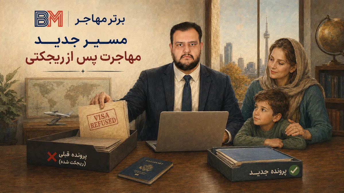 بررسی مسیر جدید مهاجرت و ثبت نام مجدد پس از ریجکت شدن لاتاری
