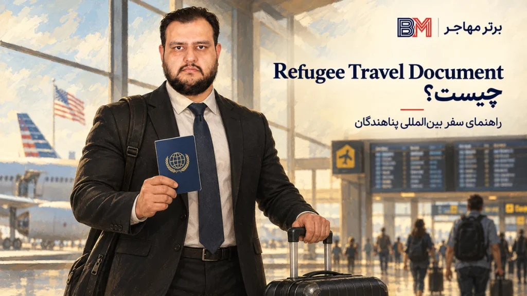 Refugee Travel Document چیست و چطور با آن سفر کنیم؟ راهنمای کامل برای پناهندگان و برندگان لاتاری
