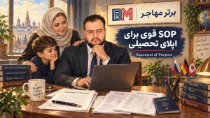 نوشتن انگیزه نامه SOP قوی برای اپلای تحصیلی و مهاجرت
