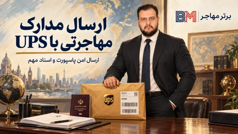 ارسال مدارک با پست UPS راهنمای کامل و نکات کلیدی برای برندگان لاتاری و مهاجران