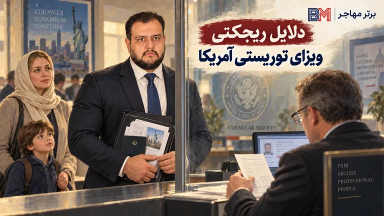 دلایل ریجکتی ویزای توریستی آمریکا راهنمای کامل برای جلوگیری از رد شدن ویزا