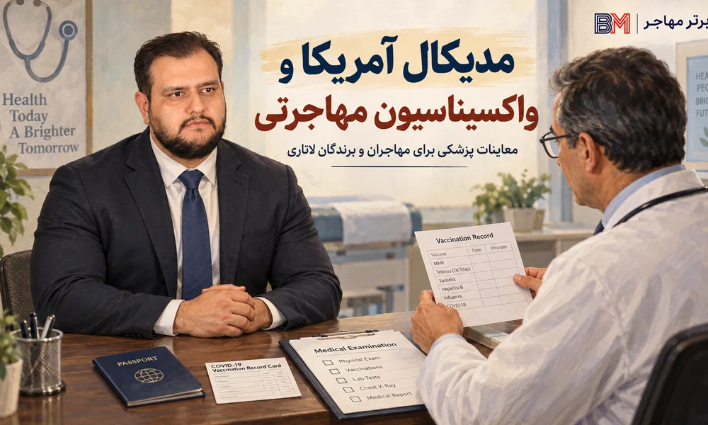 واکسیناسیون و معاینات پزشکی آمریکا برای مهاجران و برندگان لاتاری
