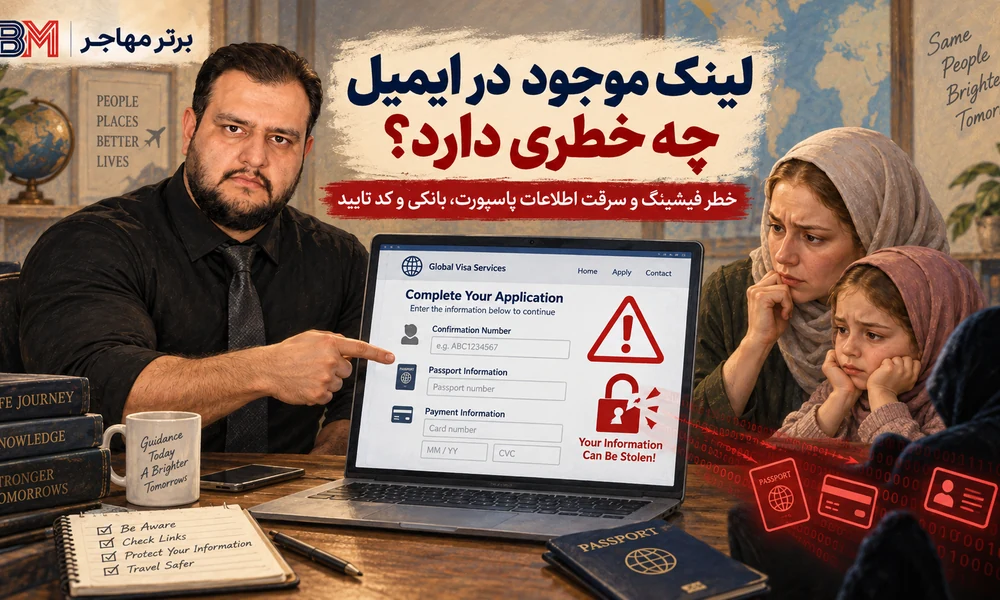 صفحه فیشینگ جعلی لاتاری برای سرقت اطلاعات پاسپورت و بانکی