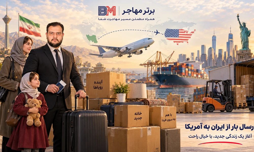ارسال بار از ایران به آمریکا با حمل هوایی و دریایی