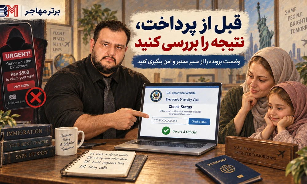 بررسی نتیجه واقعی لاتاری قبل از پرداخت یا ارسال مدارک