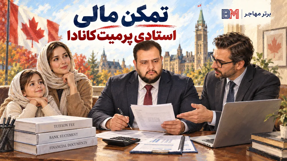 بررسی تمکن مالی استادی پرمیت کانادا و هزینه تحصیل دانشجو