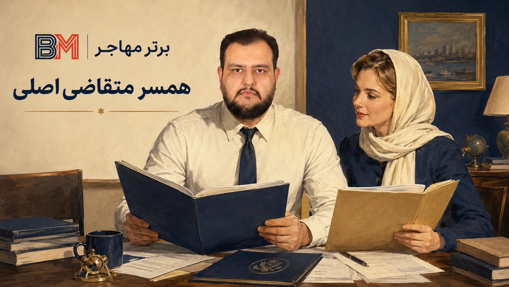 بررسی شرط تحصیل و سابقه کار متقاضی اصلی و همسر در لاتاری