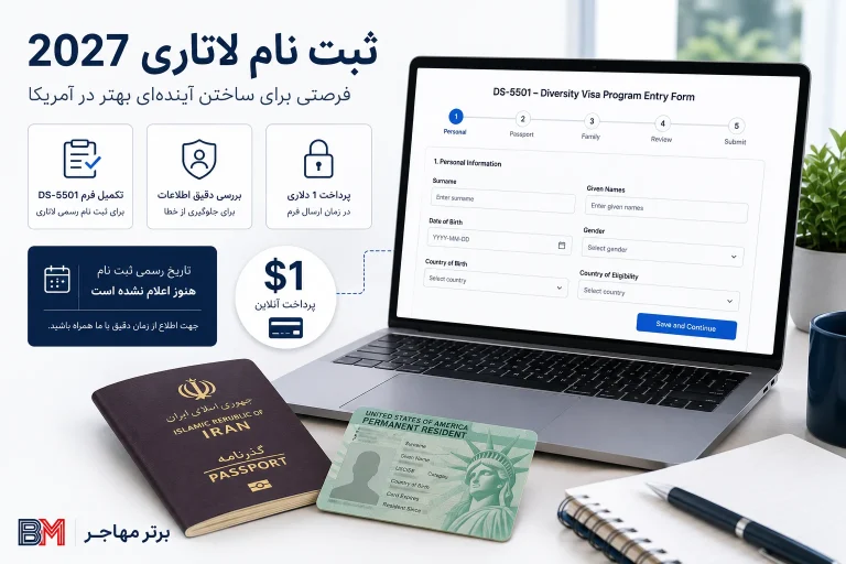 هزینه ثبت نام لاتاری گرین کارت آمریکا 2027 چقدر است؟