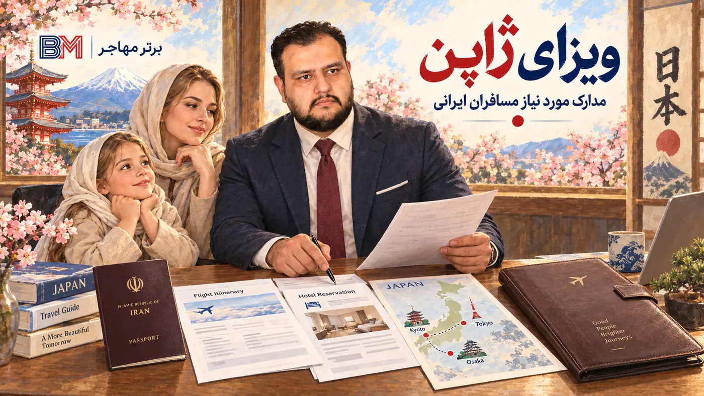 مدارک ویزای توریستی ژاپن و برنامه سفر برای مسافران ایرانی
