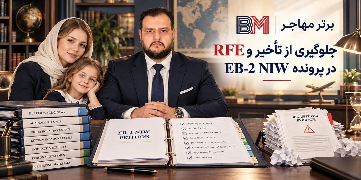 کاهش تاخیر و RFE در پرونده EB-2 NIW با آماده سازی کامل و منظم مدارک