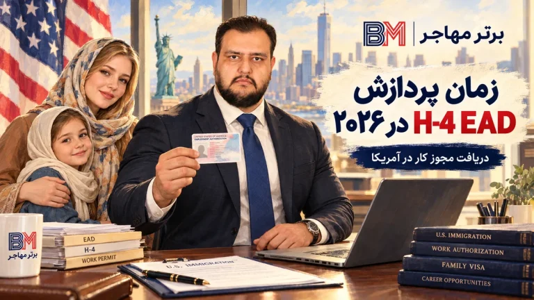 زمان پردازش H-4 EAD در 2026؛ مدت انتظار واقعی، تاخیر و پیگیری پرونده
