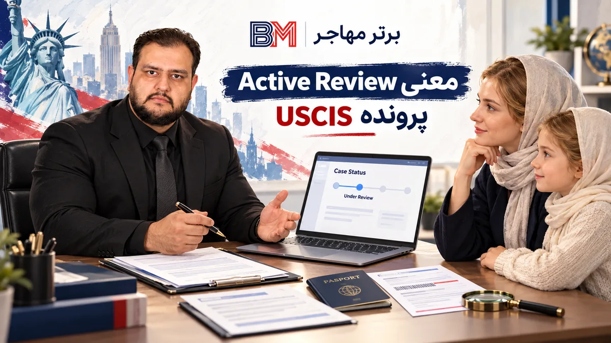 معنی وضعیت پرونده در حال بررسی فعال توسط USCIS
