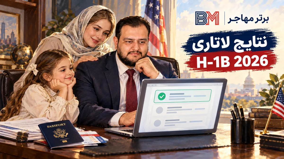 نتایج قرعه کشی H-1B 2026 و بررسی وضعیت انتخاب متقاضی