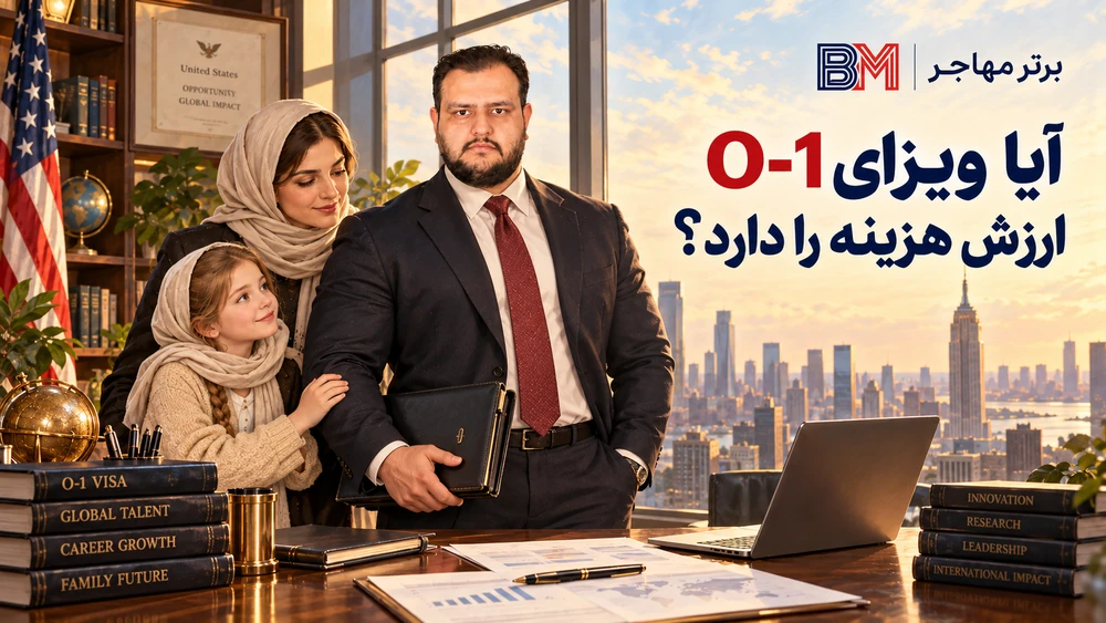 ارزش هزینه ویزای O-1 برای فعالیت حرفه ای و کاری در آمریکا