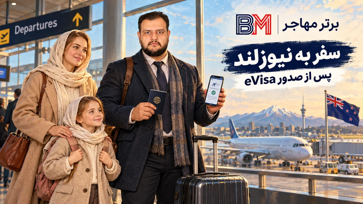سفر به نیوزلند پس از صدور ویزای توریستی و eVisa