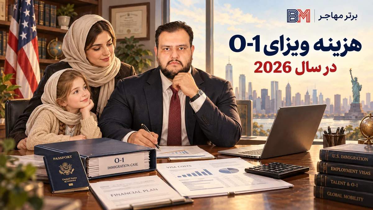 هزینه ویزای O-1 آمریکا در سال 2026 و برنامه ریزی مالی پرونده