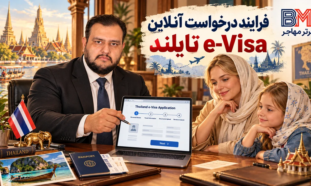 فرایند درخواست آنلاین e-Visa تایلند