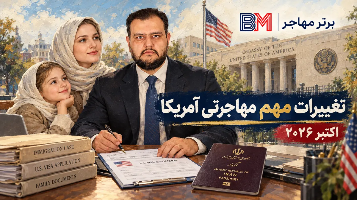 چالش های مهاجرتی آمریکا و تغییرات ویزا برای ایرانیان در سال ۲۰۲۶